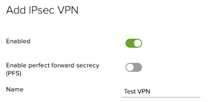 Add VPN Configuration