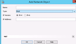 Configure Network Object