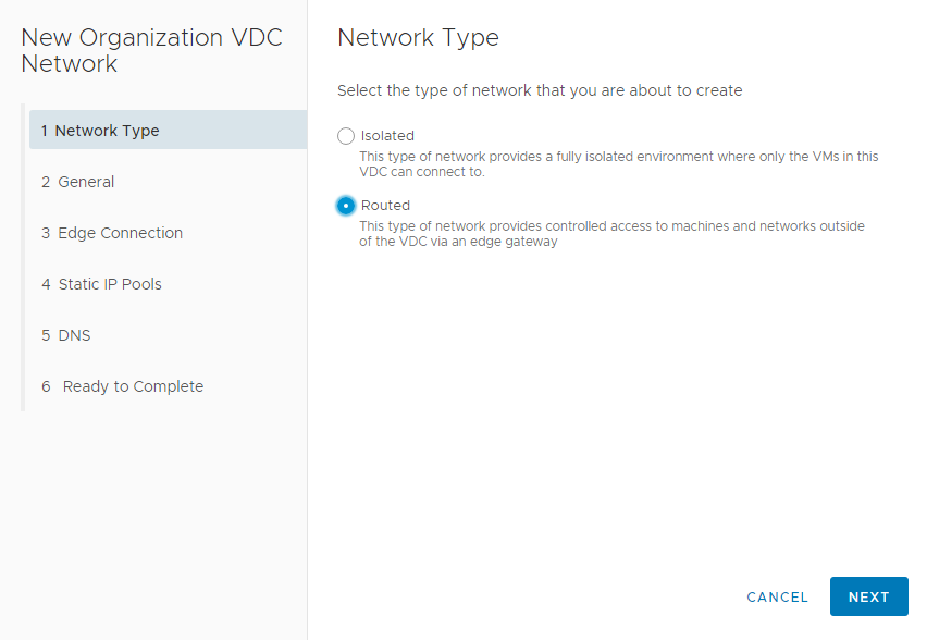 vcloud networking